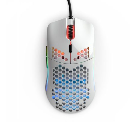 Glorious - Model D Minus Gaming Mouse - Glossy White