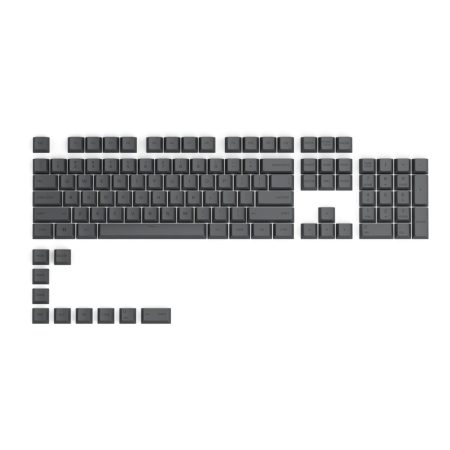Glorious - GPBT Keycaps - PBT Keycap Set - Black Ash