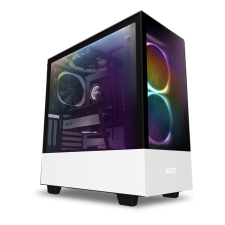NZXT - H510 Elite - Mid-Tower PC Gaming Case – Matte White