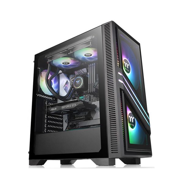 1 - Thermaltake - Versa T35 - Tempered Glass RGB Mid-Tower Chassis