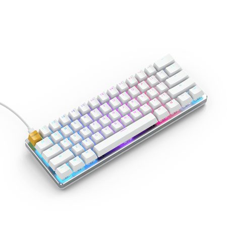 2 - Glorious - GMMK - Compact Pre-Built Gaming Keyboard - White Ice Edition
