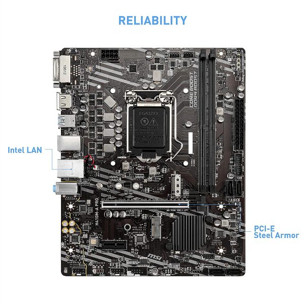 2 - MSI - H410M-A PRO ProSeries Motherboard