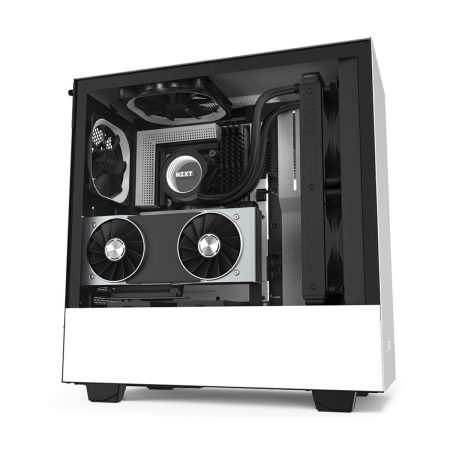 2 - NZXT H510i Mid-Tower PC Gaming Case – Matte White