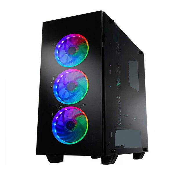 3 - FSP - CMT510 Plus - Mid Tower Gaming Case with 3 Tempered Glass