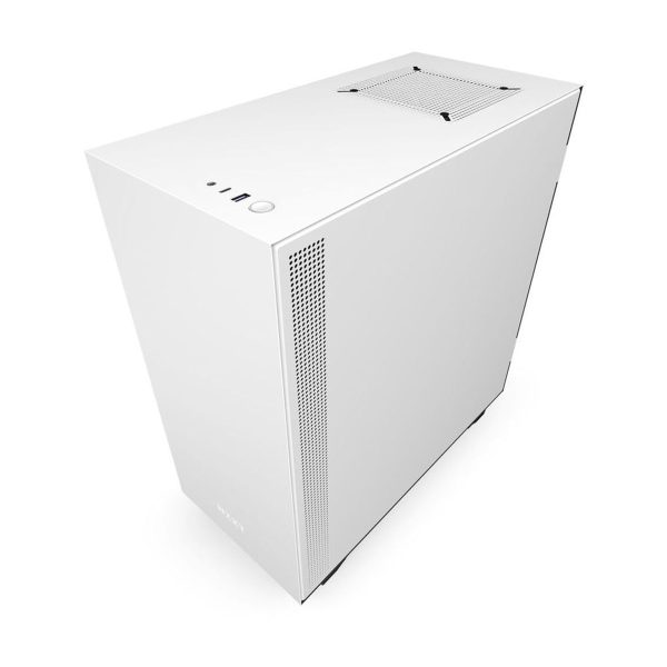 3 - NZXT H510i Mid-Tower PC Gaming Case – Matte White