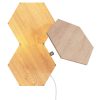 3 - Nanoleaf - Elements - Wood Hexagon Expansion Pack 3 Panels