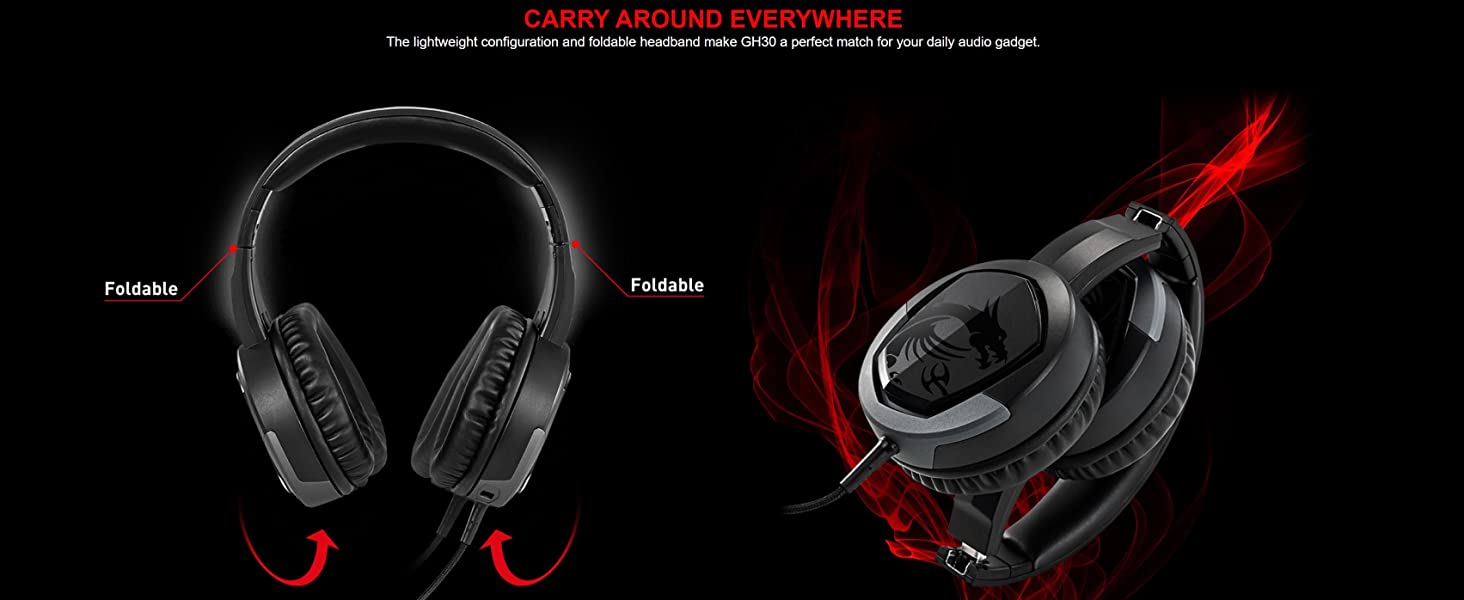 Overview - 5 - MSI - Immerse GH30 V2 - Gaming Headset