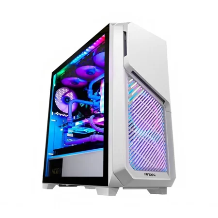 Antec - DP502 FLUX Mid-Tower Gaming Case - White