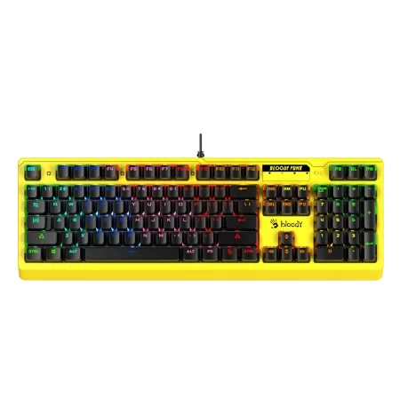 Bloody - B810RC Light Strike RGB Animation Gaming Keyboard - Punk Yellow