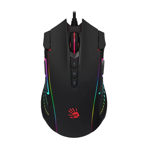 1 - Bloody - J90s-2-Fire RGB Animation Gaming Mouse