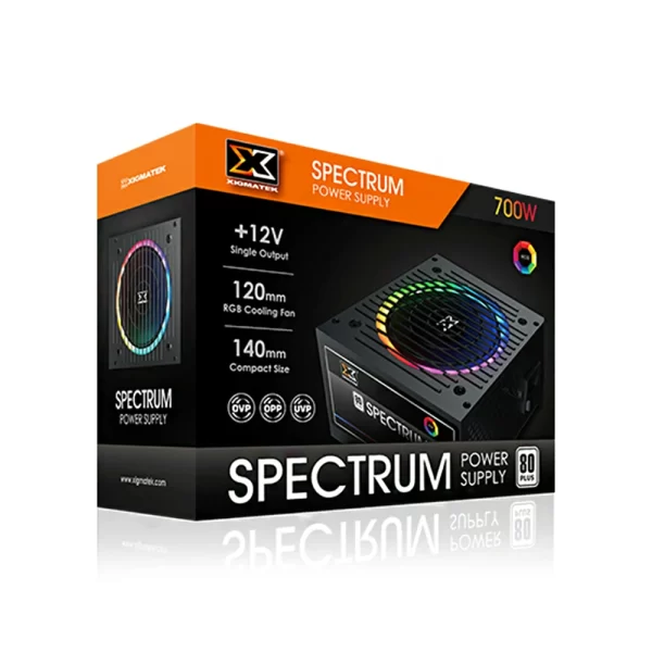 1 - Xigmatek - Spectrum 700W 80+ White RGB Power Supply Unit