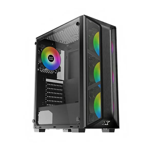 1 - Xigmatek - Trio - Tempered Glass ARGB Mid Tower Chassis
