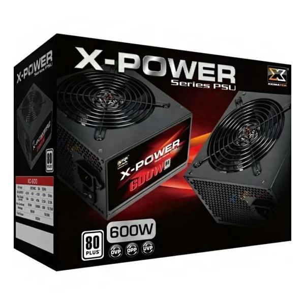 1 - Xigmatek - X-Power 600W 80+ White Power Supply Unit