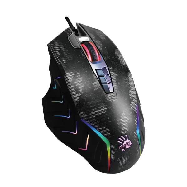 2 - Bloody - J95s 2-Fire RGB Animation Gaming Mouse - Satellite