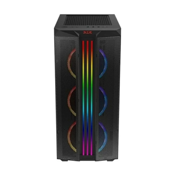 2 - Xigmatek - Trident - Tempered Glass ARGB Mid Tower Chassis