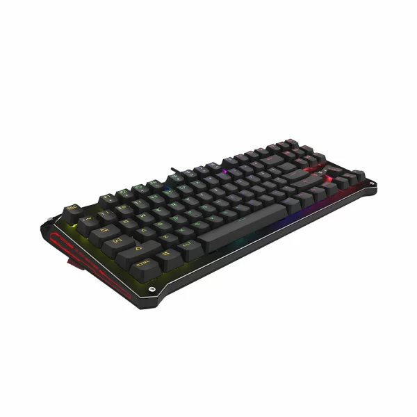 3 - Bloody - B930 Light Strike Optical Gaming Machincal Keyboard - Orange Switch