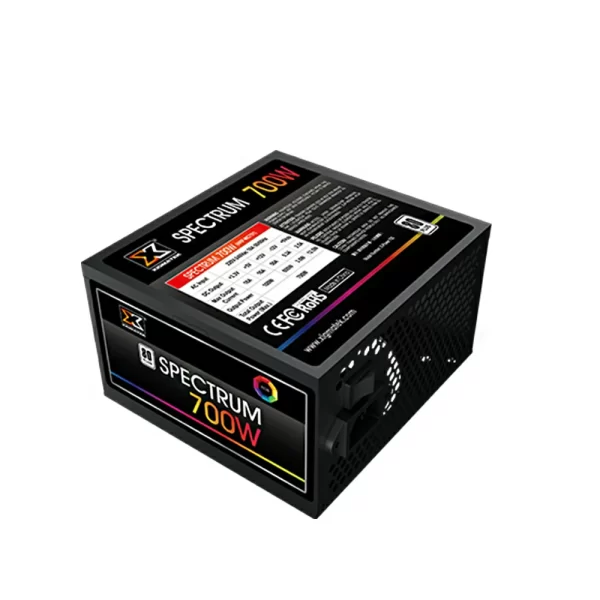 3 - Xigmatek - Spectrum 700W 80+ White RGB Power Supply Unit