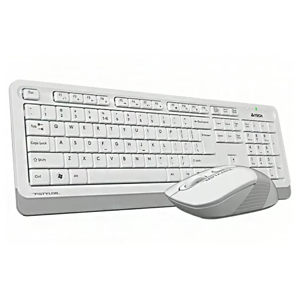 1 - A4Tech - FG1010S Wireless Mouse & Keyboard Combo - White