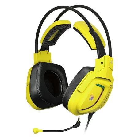 Bloody - G575 Virtual 7.1 Surround Sound Gaming Headphones - Punk Yellow
