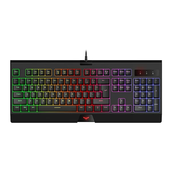 1 - Havit - KB858L LED Rainbow Backlit Mechanical Gaming Keyboard