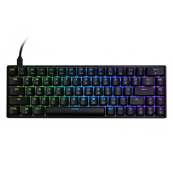 1 - Skyloong - SK68S RGB Backlit Mechanical Keyboard - Black