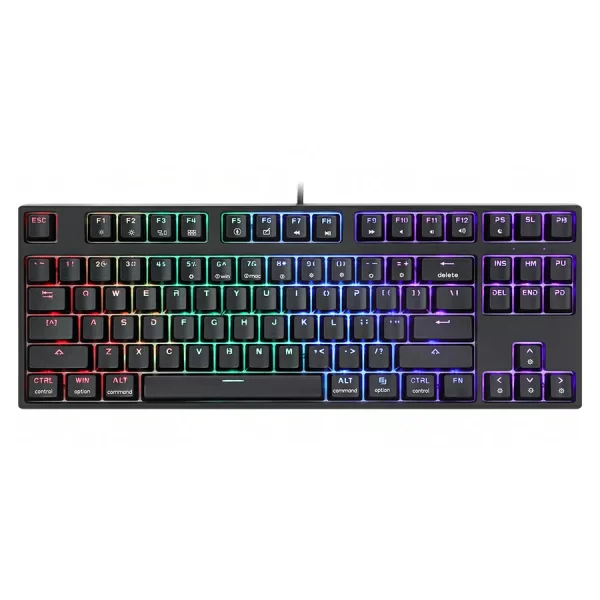 1 - Skyloong - SK87S RGB Backlit Mechanical Keyboard - Black