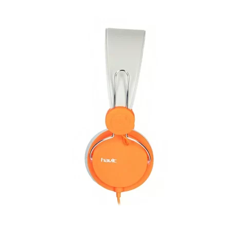 2 - Havit - H2198D Wired Headset - Orange & Grey