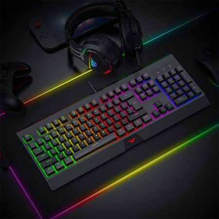 2 - Havit - KB858L LED Rainbow Backlit Mechanical Gaming Keyboard