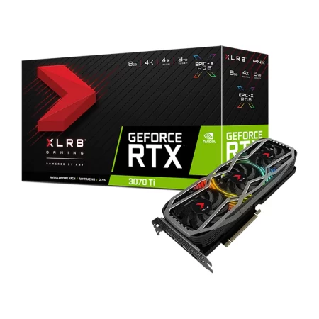 PNY GeForce RTX 3070 Ti Gaming Revel EPIC-X RGB Triple Fan Graphics Card
