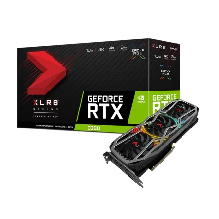 PNY GeForce RTX 3080 10G XLR8 Gaming Revel Epic-X RGB Triple Fan Edition LHR