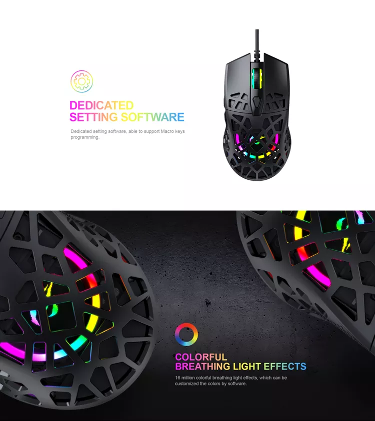 Overview - Havit - MS956 RGB Gaming Mouse