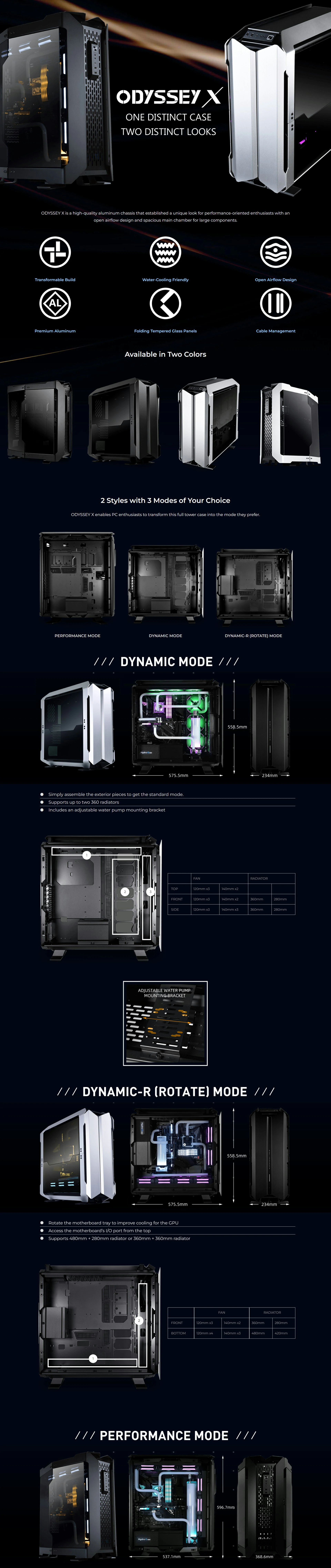 Overview - Lian Li - Odyssey X - Aluminum Full Tower Case1