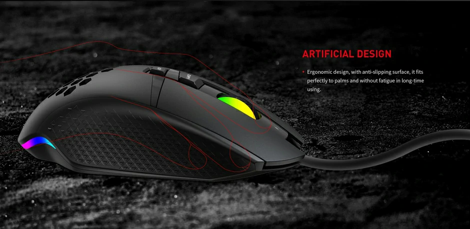 Overview3 - Havit - MS1022 RGB LED Gaming Mouse