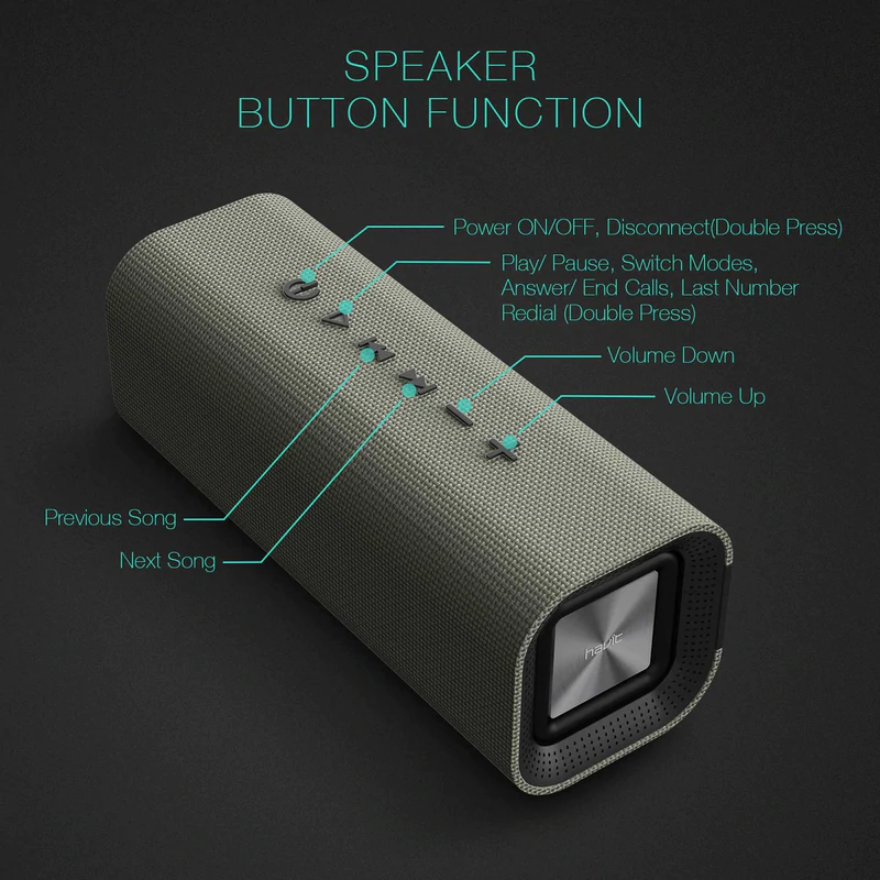 overview - Havit - M16 Bluetooth Speaker