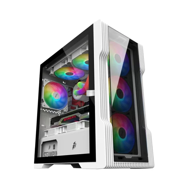 1 - 1st Player - T3-G White Gaming Case