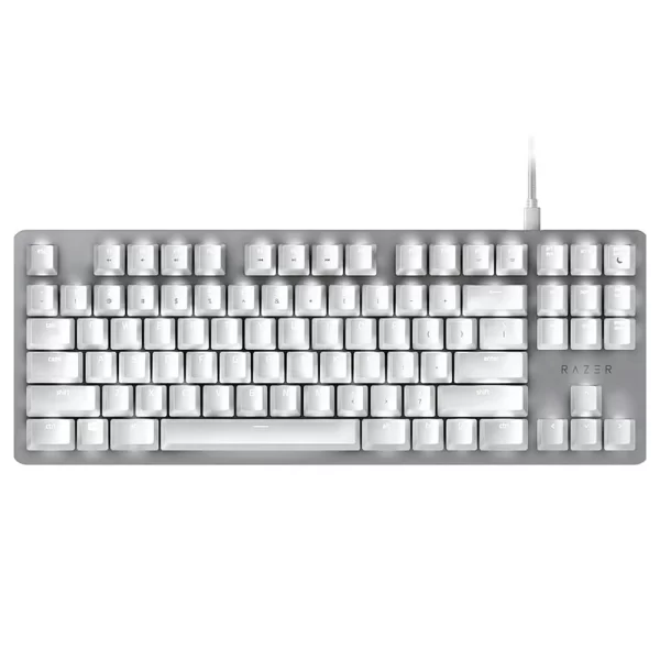 1 - Razer BlackWidow Lite Orange Mechanical Switch Gaming Keyboard - Mercury White