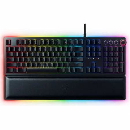 Razer Huntsman Elite Opto-Mechanical Gaming Keyboard with Clicky Optical Purple Switch