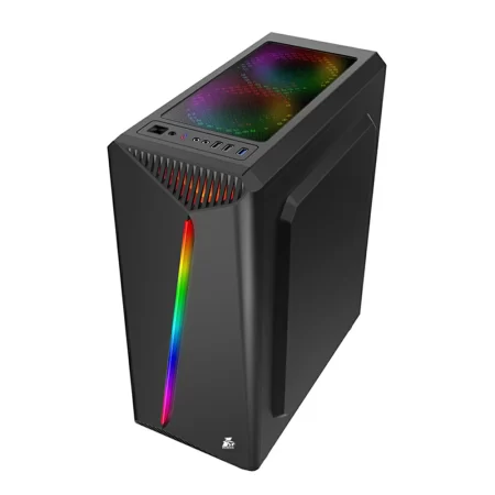 2 - 1st Player - R3 Rainbow ATX Mid-Tower Gaming Case - Without Fans - Black