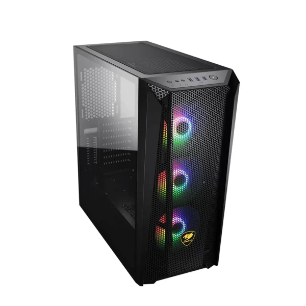2 - Cougar - MX660 Mesh RGB-L Advanced Mid-Tower Case with Powerful Airflow