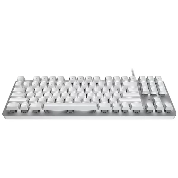 2 - Razer BlackWidow Lite Orange Mechanical Switch Gaming Keyboard - Mercury White