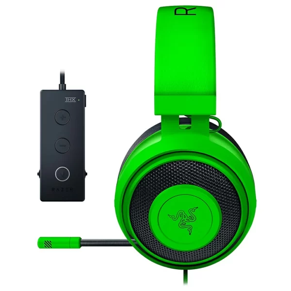 2 - Razer Kraken Tournament Edition Wired Gaming Headset with USB Audio Controller - Green