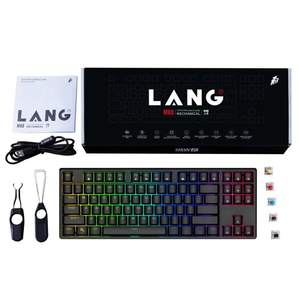 4 - 1st Player Lang MK8 Tenkeyless Mechanical Gaming Keyboard