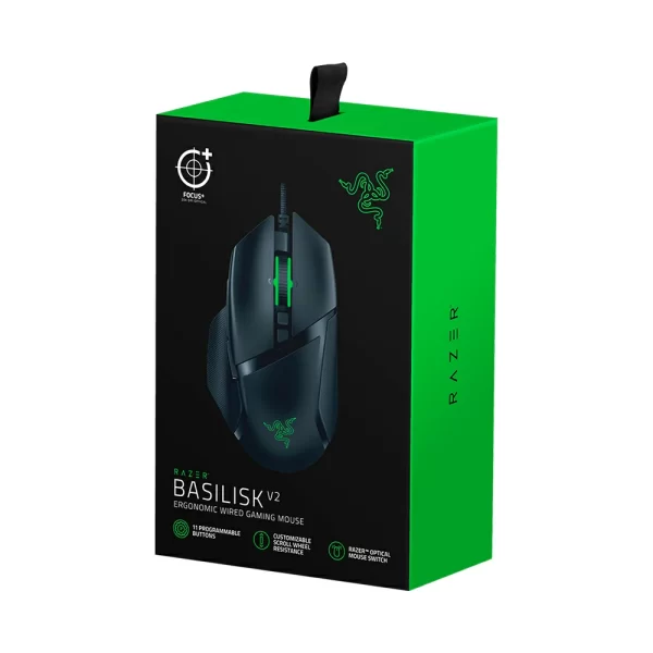 4 - Razer Basilisk V2 Wired Gaming Mouse with 11 Programmable Buttons