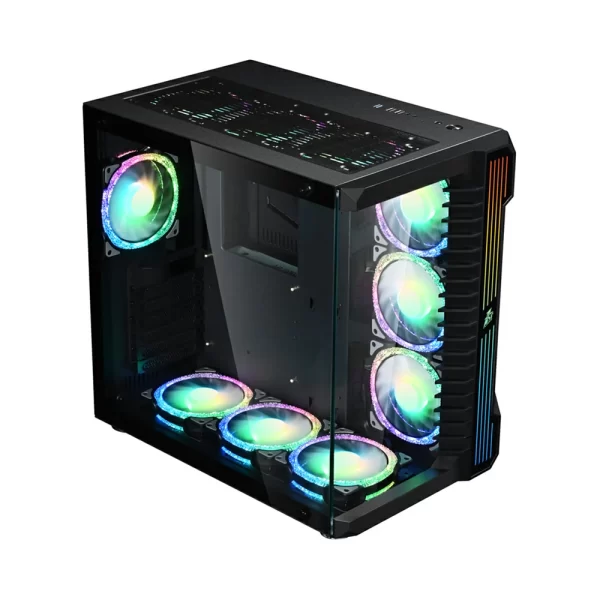 2 - 1st Player Steampunk SP9 m-ATX ATX Gaming Case - Without Fans