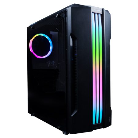 1st Player R3A Rainbow ATX Mid-Tower Gaming Case - Without Fans